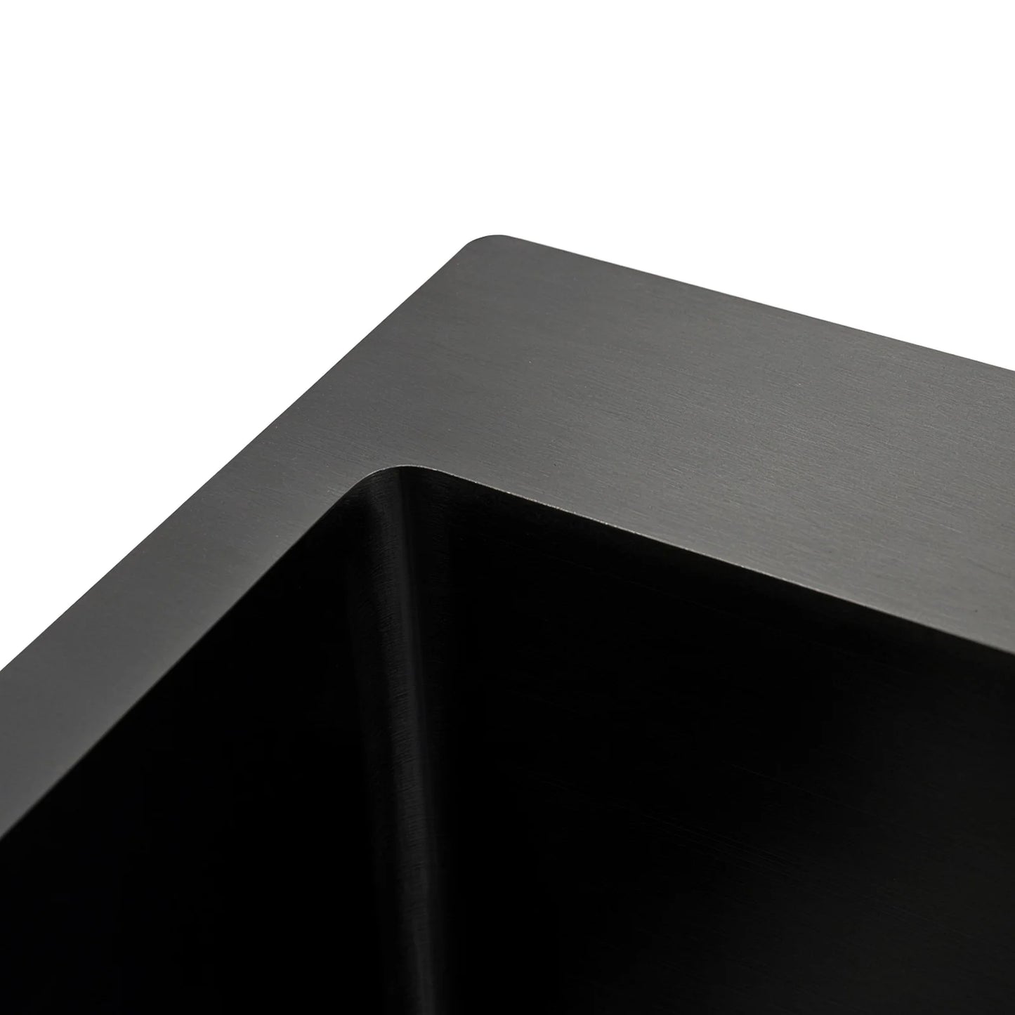 Hochwertiges Küchenspülbecken-Komplettset, 45 x 40 x 20 cm, langlebiges, großes Fassungsvermögen-Reinigungsspüle aus Edelstahl 201, schwarze Spüle mit einer einzigen Schüssel