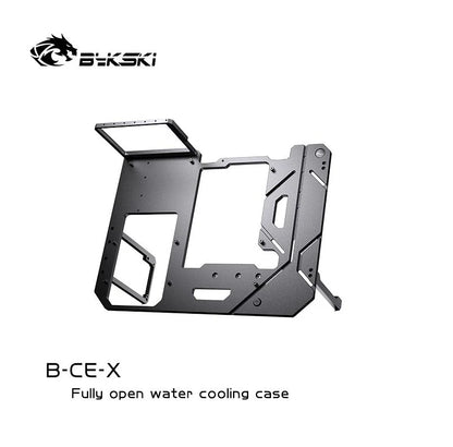 Granzon B-CE-X Open Frame Chassis Distro Plate Water Cooling Computer Case Vertical Horizontal, DIY Display