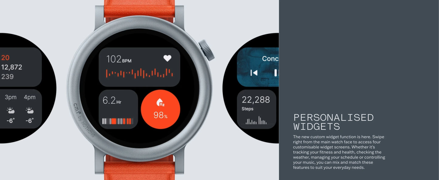 Global Version CMF by Nothing Watch Pro 2 1.32" AMOLED Display Bluetooth Calls with AI Noise Reduction CMF Watch Pro 2.