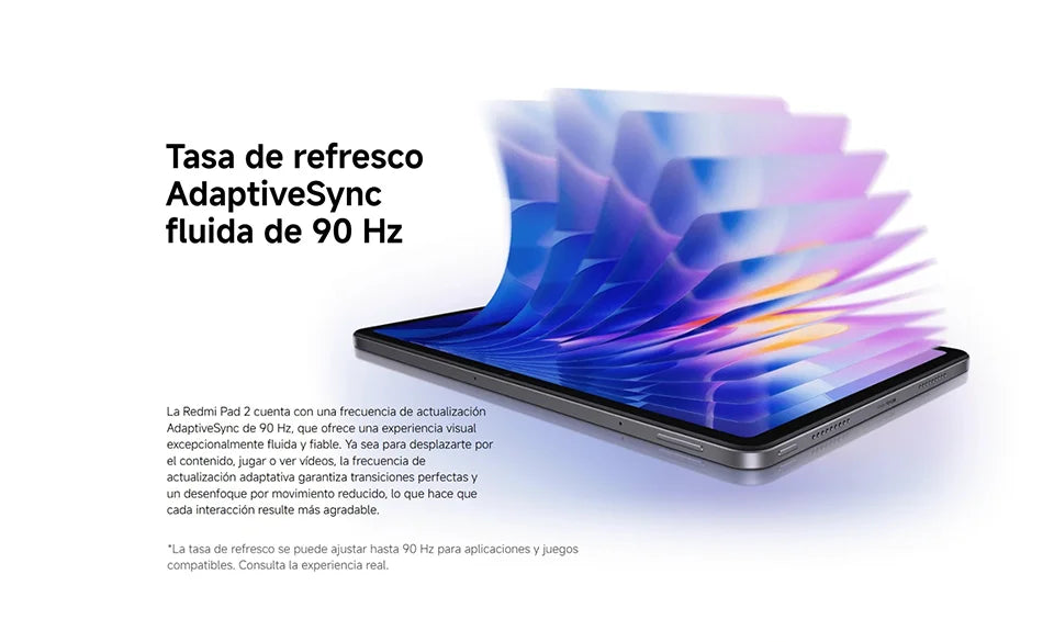 Global Version Xiaomi Redmi Pad 2 Tablet 11" 2.5K Display 9000mAh Battery 18W Fast Charge Xiaomi HyperOS 2.