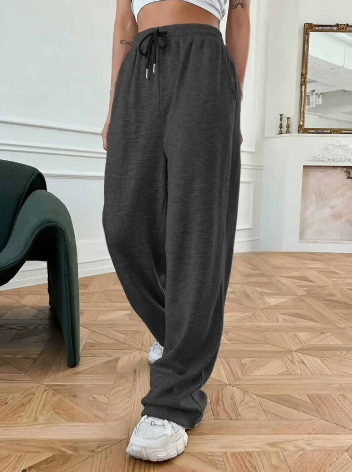 2025 New Women's Solid Color 2-piece Long Sleeve Sports Jacket And High Waist Pants Office Women's Set.