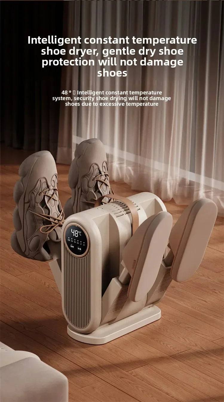 Portable Foldable Electric Shoe Dryer UV Blue Light UV Sterilization Deodorizing Shoe Dryer Fast Drying Household Shoe Dryer.