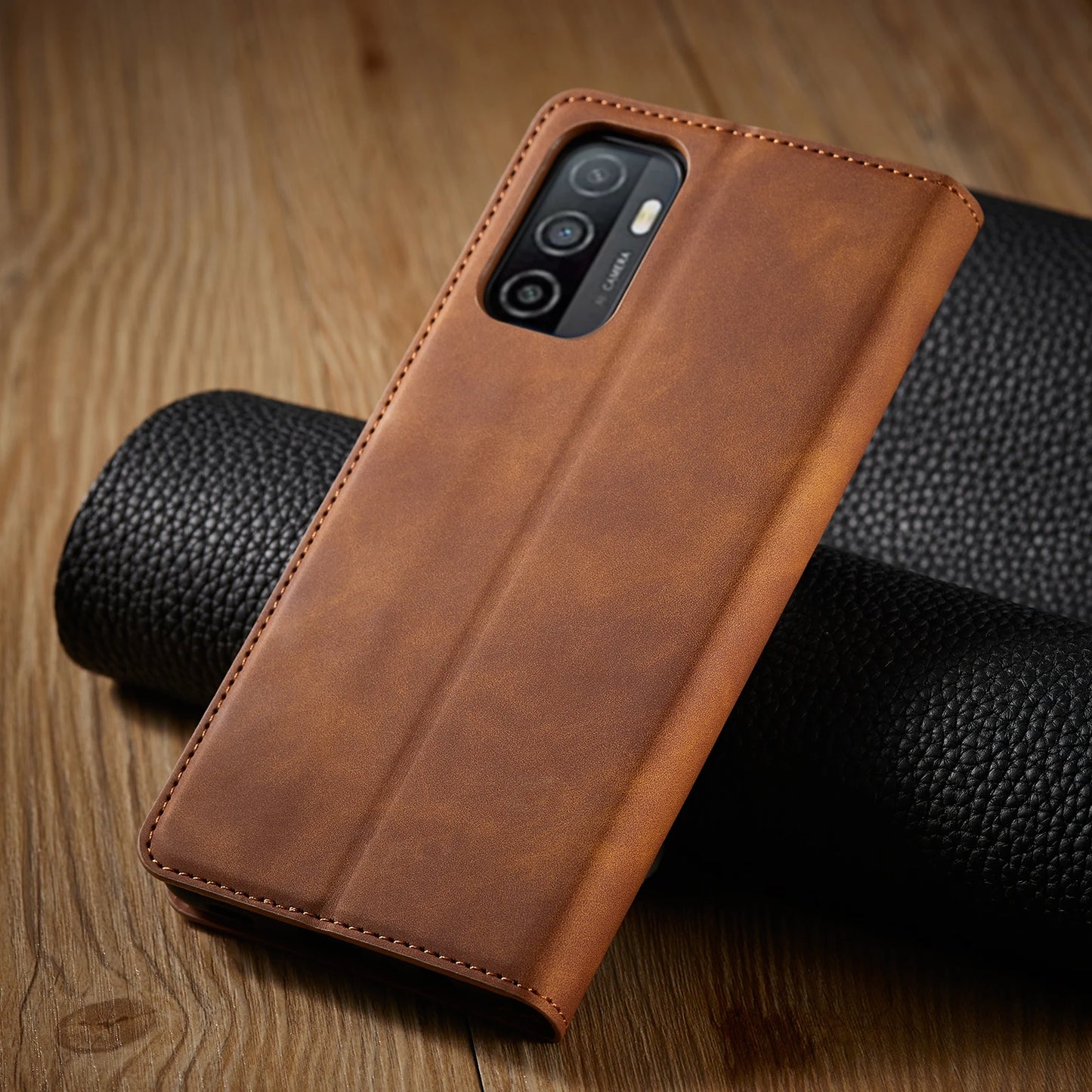 Leather Flip Phone Case For Xiaomi Redmi Note 12S 11S 10S 9S 12 11 10 12 8 7 Pro Plus 5G 12C 10C 10A 9A 9C Card Wallet Cover.