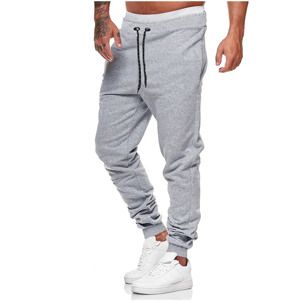 FGKKS 2023 New Loose Sport Pants Men's Slim-Fit Trend Straight Running Trouser High-Quality Design Casual Sweatpants Male.