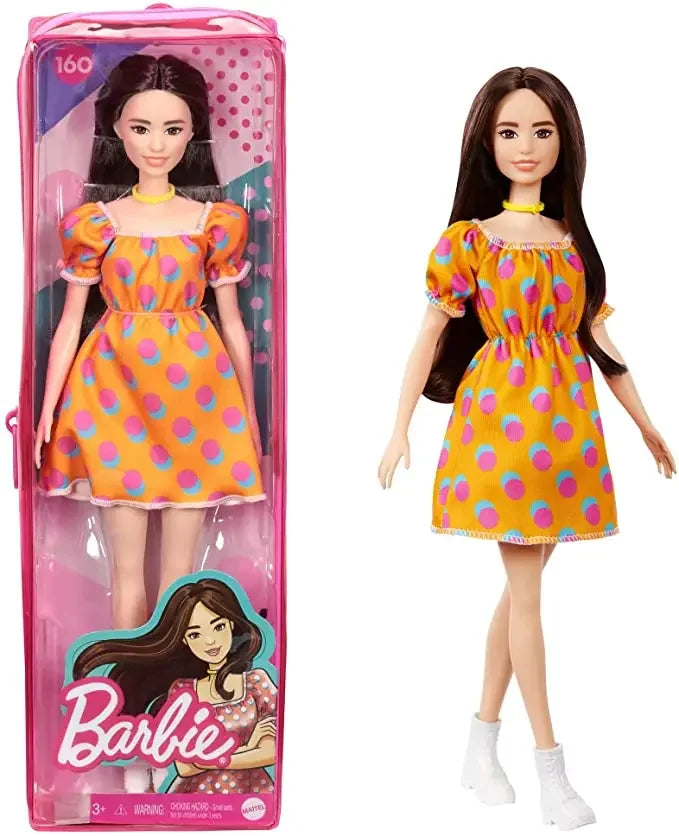 Original Barbie Fashionistas Dolls Multiple Body Shapes Skin Tones 1/6 Dress Up Accessories Kids Toys for Girls Trends Clothes.