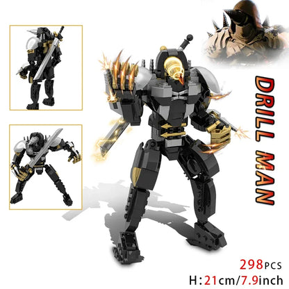 Moc Skibidi Toilet Action Figures builing blocks,Camerman Titan Speakerman Surveillance Man TVMan Boys Bricks Toys For Kids Gift