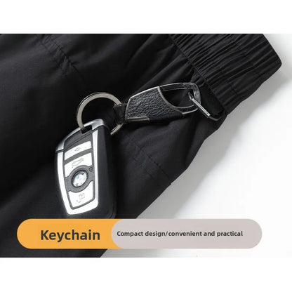 CHUJIE Men's autumn and winter new down jacket pants, men's mountain outdoor work pants, graphene heating thickened warm pants