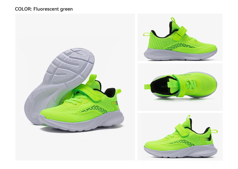 Baasploa Children Sneakers Boys Sports Shoe Tennis Casual Daily School Kids Running Shoes Walking Sneaker for Boys Free Shipping