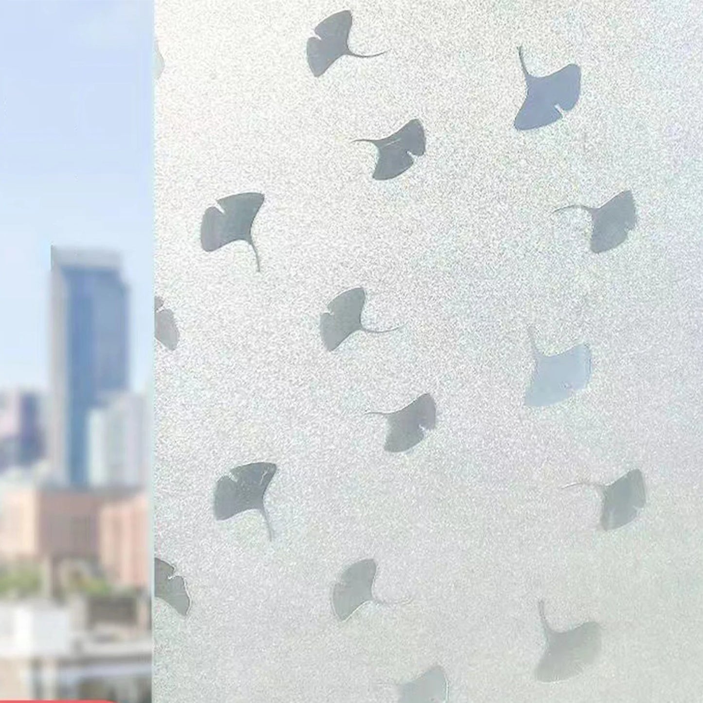 20x100cm Static Frosted Window Film Privacy Sticker For Bathroom Opaque Translucent Light Control Adhesive Glass Covering.