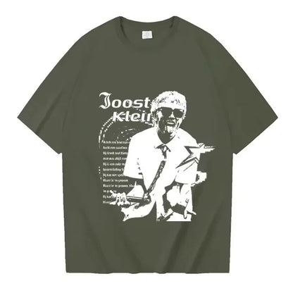 Joost Klein T-Shirt Joost Klein High Quality Cotton EU Size T Shirt Merch Gift for Fan Unisex Hip Hop Fashion Casual T-Shirts.