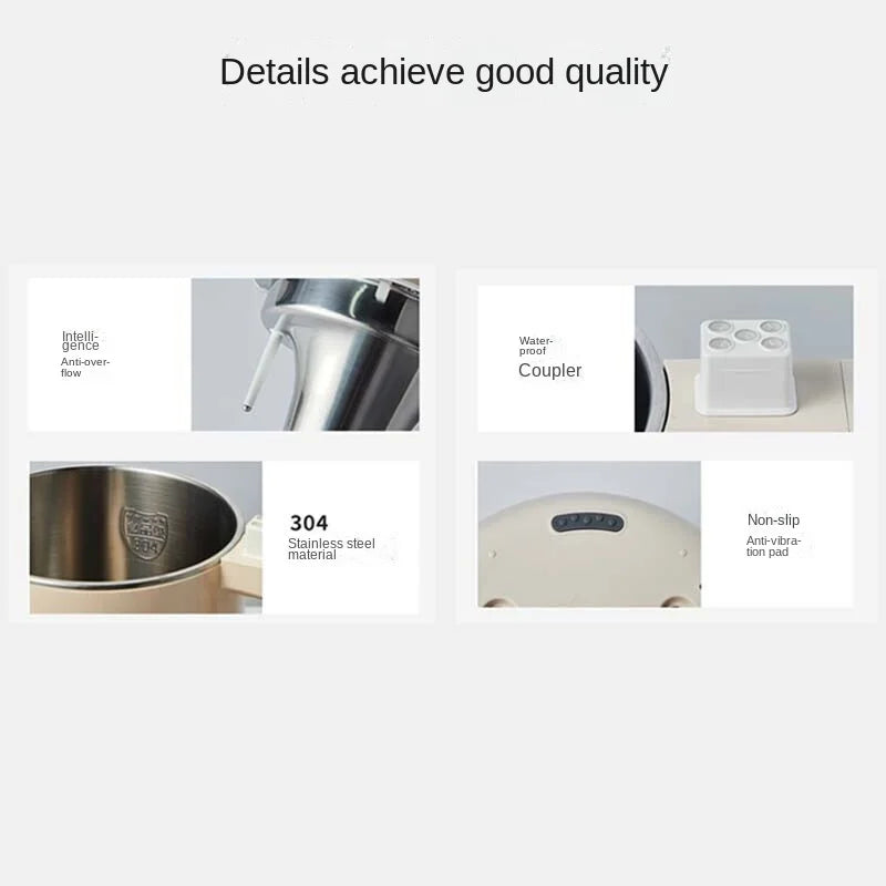 Joyoung Soybean Milk Machine 1.3-1.6L Wall Broken Filter Free Full-automatic Household Juicer DJ16G-D2575 Portable Blender.