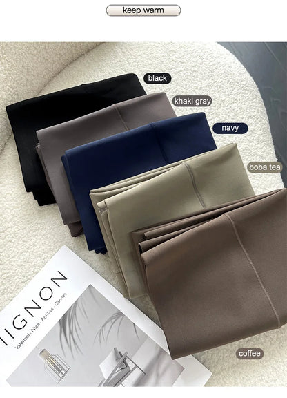 BIVIGAOS New Autumn Winter Cashmere Velvet Shark Leggings Women Red No-trace Thickened High Waist Butt Lifting Warm Leggings.