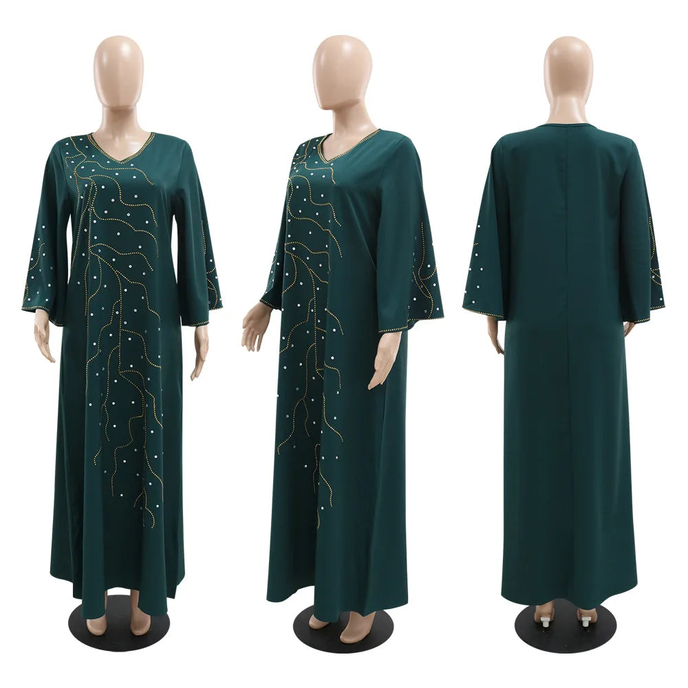 Kaftan Eid elegante muslimische Frauen Kleid Ramadan Party Dubai Abaya Truthahn Islam lange Abendkleider Musulmane elegante Vestidos