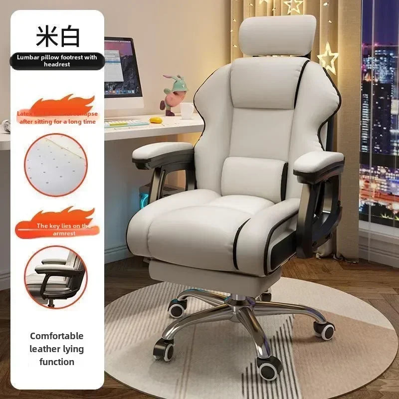 Bequemer Büro-Computerstuhl, universitätsschlafsaal, Schlafzimmer, Wohnzimmer, Spiel, Live-Streaming-Stuhl mit verstellbarer Rückenlehne