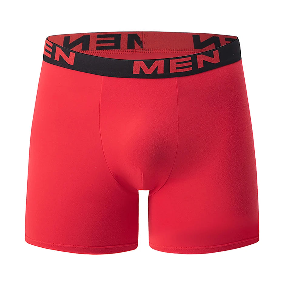 7-teilige Herren-Unterwäsche mit gemischter Farbkombination, lange Unterwäsche, mehrere Größen, Freizeit, Sport, bequeme Boyshort-Shorts in Übergröße für Teenager