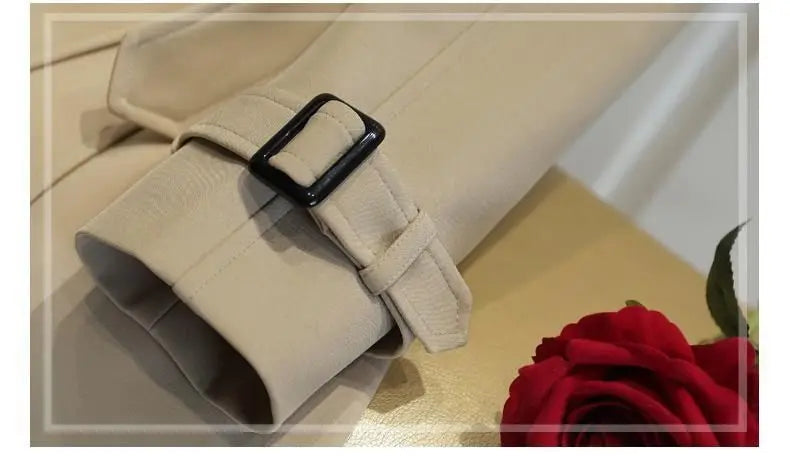 Lässige Langarm-Oberbekleidung, Trenchcoat für Damen, 2024, Herbst-Winter-Mode, Schnürung, lang, neu in Mänteln und Jacken, elegant.