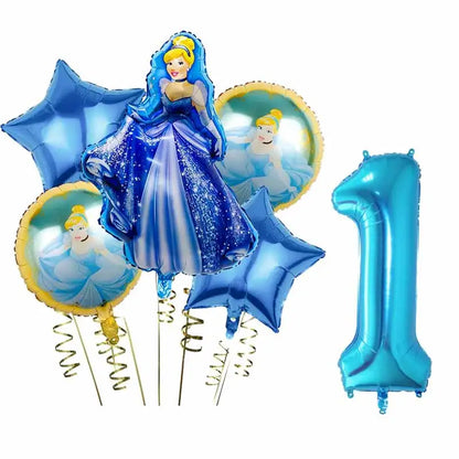 Disney Cinderella Geburtstag Dekoration Party Liefert Hintergrund Geschirr Set Luftballons Dekoration Party Gefälligkeiten Für Kinder Geburtstag