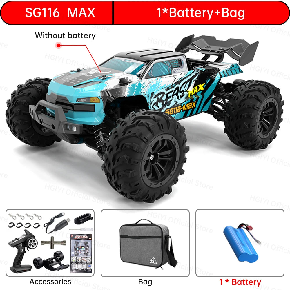 ZLL SG116 MAX/PRO 1:16 High Speed Drift Racing 80KM/H Or 40KM/H Brushless Motor 4WD RC Car Off Road Car Toys for For Kid Gift