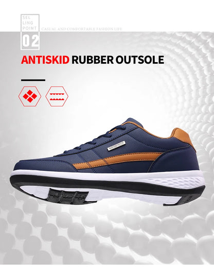 Pu Leder Männer Schuhe Turnschuhe Trend Casual Atmungsaktive Freizeit Männlichen Turnschuhe Nicht-Slip Schuhe Vulkanisierte Schuhe Tenis Masculino.