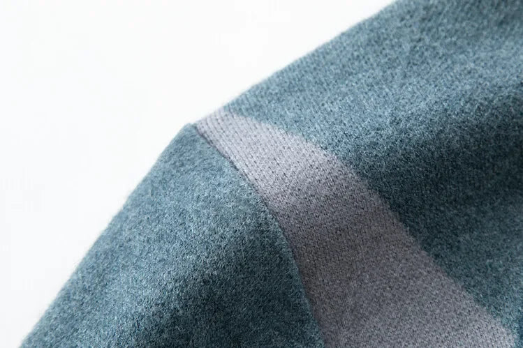 New High Quality Men's  Fashion Business Casual Knitted Sweater Warm Pullover Tops Mens Clothes.