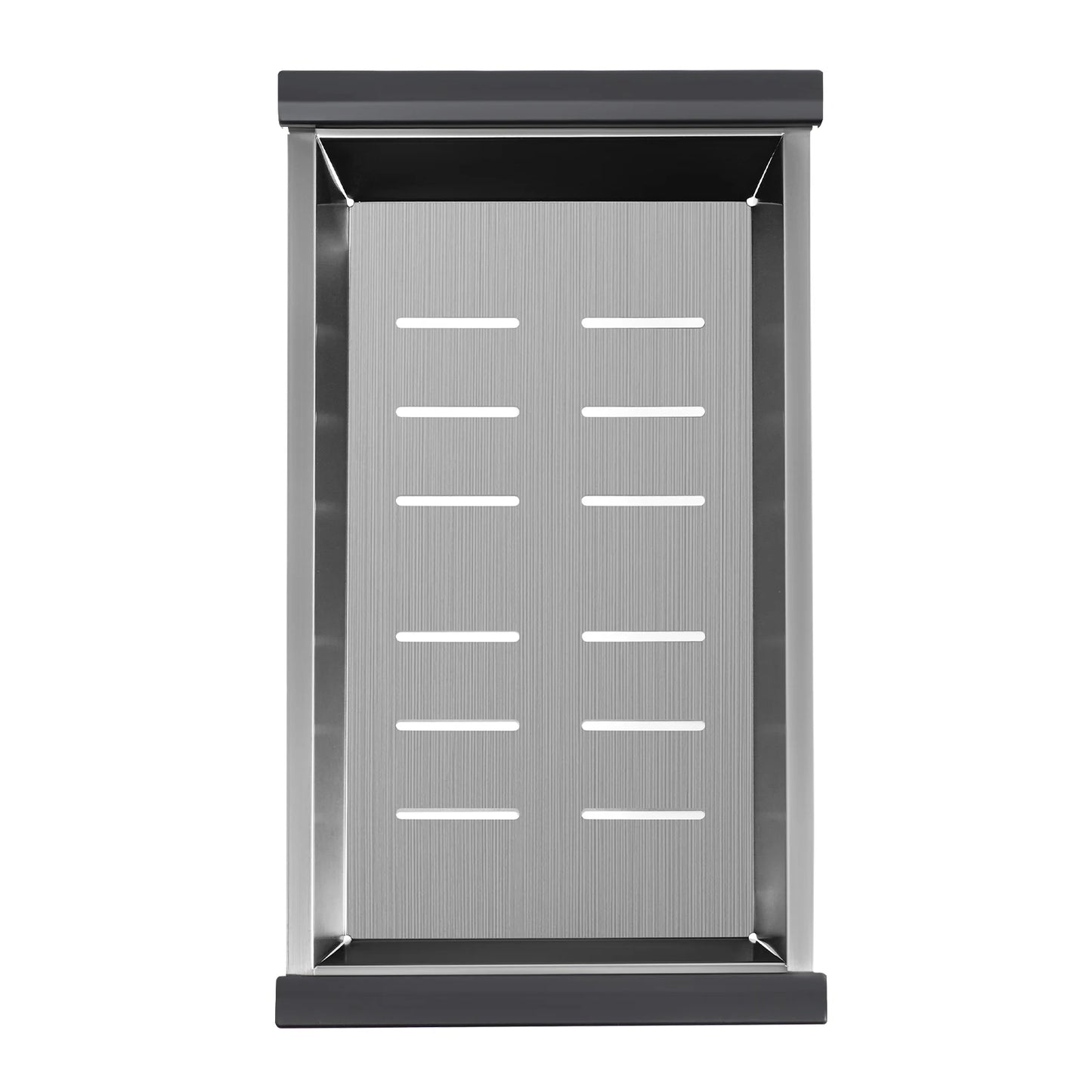 Edelstahlspüle, moderne Küchenspüle, Black Diamond 7843PB, Doppelspüle, Abfluss + Seifenspender zum Reinigen von Geschirr und Gemüse