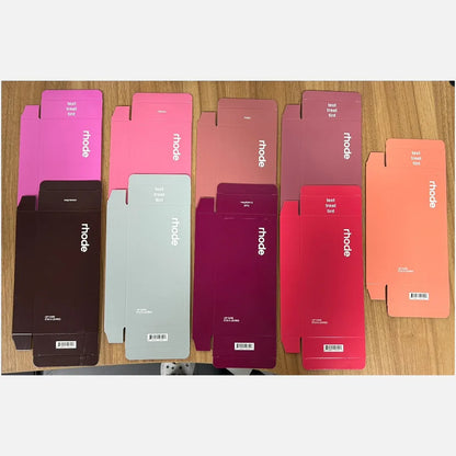 With Lip Gloss Full Set Case for IPhone 17/16/15/14/15/14/13/12/11Pro Max Plus Air Lipstick Silicone Toast Espresso Ribbon Box.