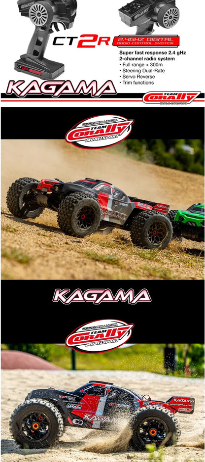 Team Corally Kagama 6s 1/8 4WD RC Cars Remote Control Electric Simulation Racing Card Climbing Off Road Vehicle Model Toy Gift.