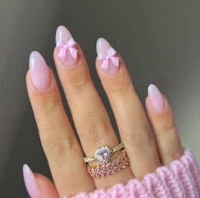 24Pcs/set Almond Press-On French Nail Tips Green Cat Eye False Nails Simple&Elegant Wearable Nail Art for Women&Girls Daily Wear.