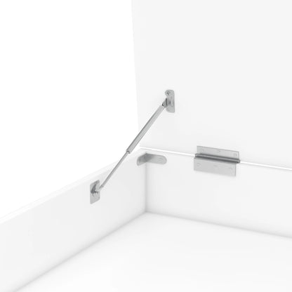 Klappbarer Schreibtisch – Multifunktional, faltbar, mit europäischen Steckdosen, Muschel-Design zum Verstecken des Unordnunges auf dem Schreibtisch