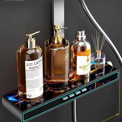 Bluetooth Music Digital Bathroom Shower System Ambient Lighting thermostatic Digital Bathroom Shower Set Faucets Accessories