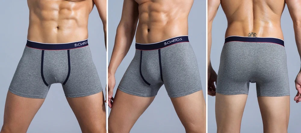 4 stücke Boxer Shorts Schlüpfer der Männer Homme Unterhose Boxershorts Unterwäsche für Mann Baumwolle Männliche Paar Sexy Set Calecon Lot weiche Box