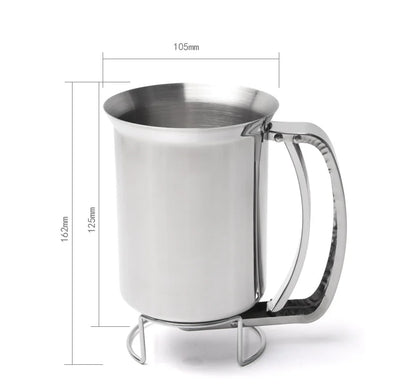 900ml Batter Flour Paste Dispenser For Cupcake Cookie Cake Muffins Measuring Cup Cream Speratator Pancake Batter Dispensers