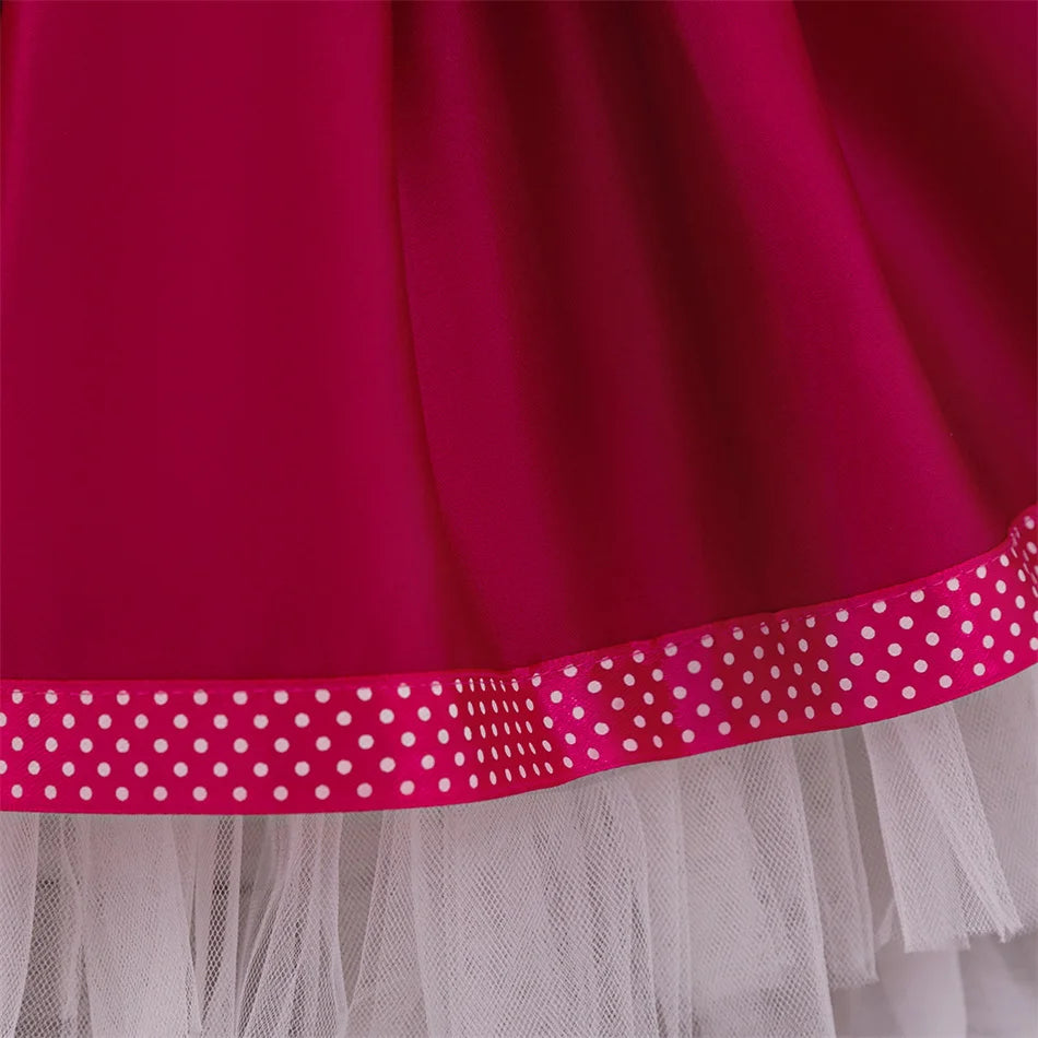 Mädchen Martha Cosplay Prinzessin Kleid Kleinkind Cartoon Bär Bühne Leistung Kleidung Kinder Karneval Party Maskerade Kleidung