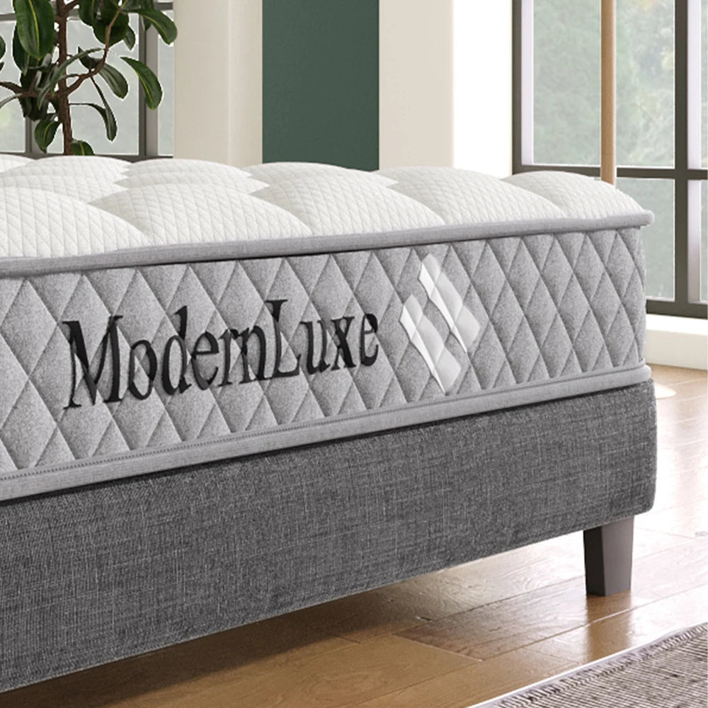 Orthopädische Kaltschaummatratze 90 x 200 cm, Matratze mit 7-Zonen-Taschenfederkernen, mittelfest – OEKO-TEX ®    Zertifiziert