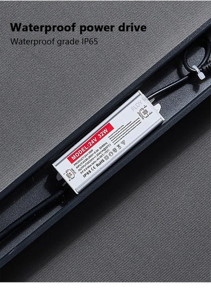 Moderne wasserdichte LED-Wandleuchte mit langem Streifen für den Außenbereich, IP65, Schmiedeeisen-Wandleuchte, Garten-Veranda-Wandleuchte, 110 V, 220 V, Beleuchtung.