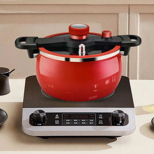 7L Pot Variable Pressure Soup Pot Micro Pressure Pot Household Multi-Functional Non Stick Stewing Gas Induction Cooker Universal.