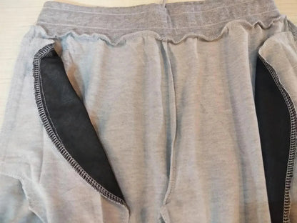 Casual Pants Men's Jogger Sweatpants Large Size Elastic Waist Sports Trousers Loose Fitness Clothes Spring Thin Section.