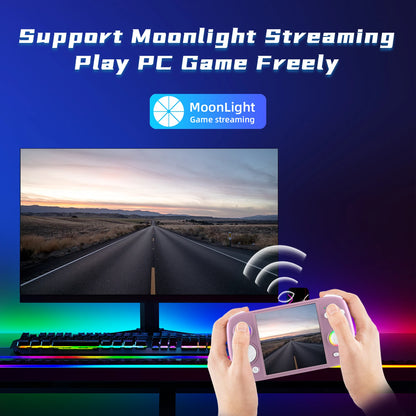 ANBERNIC RGCube Handheld Game Console Android 13 Game Player 3.95" IPS Screen Unisoc T820 RGB Lighting RG Cube dual high-Speaker.