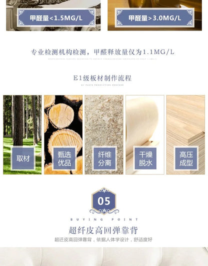 Multifunktionales Doppelbett mit Stauraum, europäisches minimalistisches Camping-Zubehörbett, luxuriöse moderne Camas De Dormitorio-Möbel