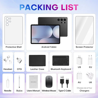 Original Pad 9 Pro 11 Inch 16GB RAM 1TB ROM tablet Android 15 Core Pad Tablet PC Phone Dual Wifi tablette android 8800mah