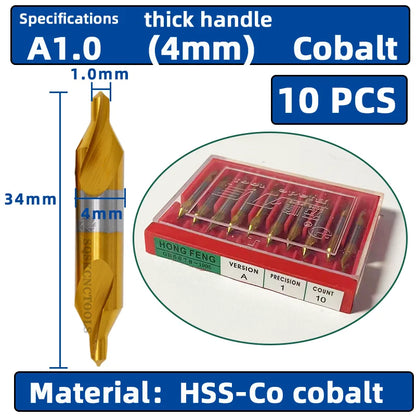 Hss Mittel bohrer für Metall 6 stücke Mittel bohrer Set Bohrloch zentrieren Bohrer Fräser Bohrer Set m35 Cen terin for bohren