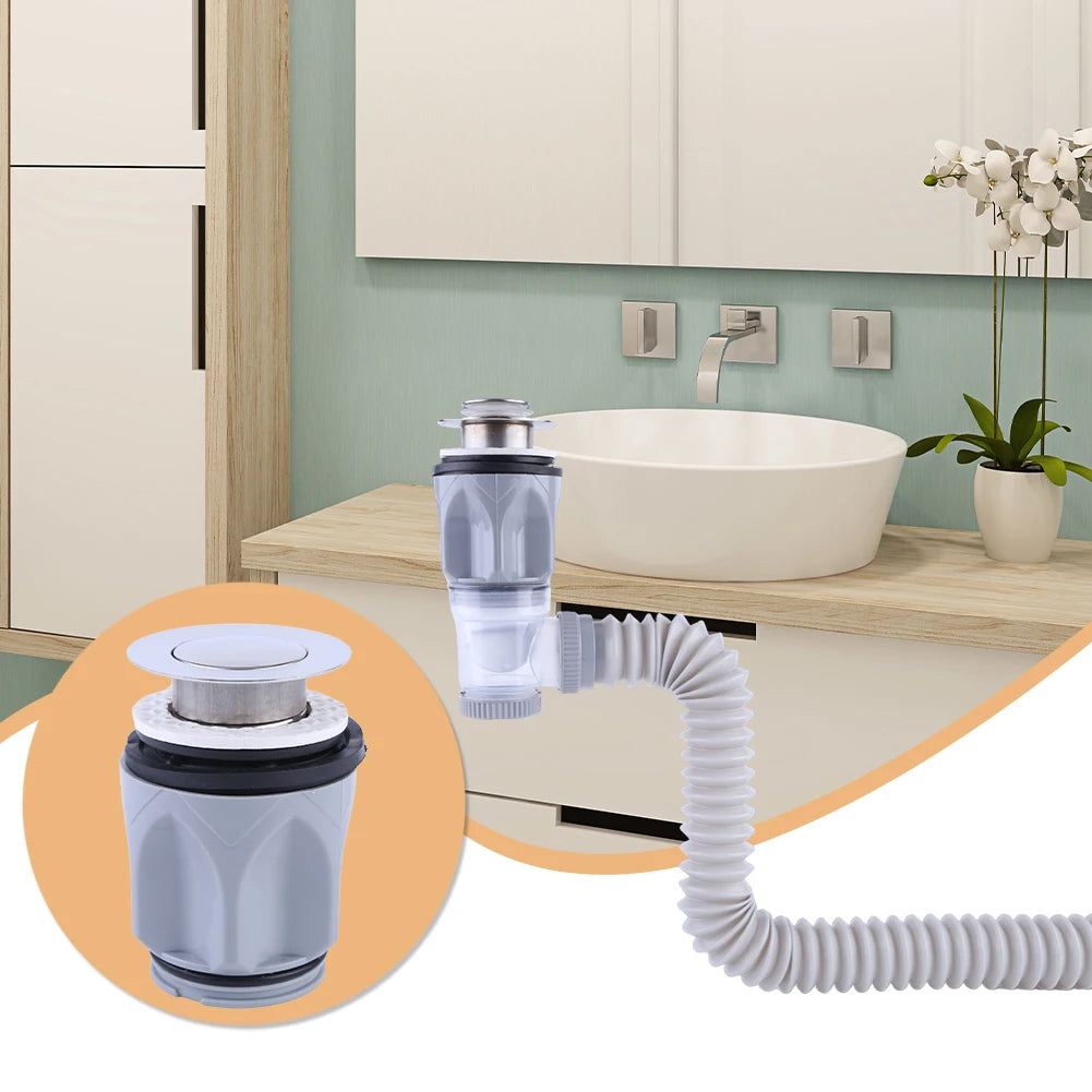 Universal Waschbecken Abflussrohr Set Versenkbare Deodorant Kanalisation Entwässerung Wasser Schlauch Waschbecken Abtropffläche Badezimmer Küche Zubehör