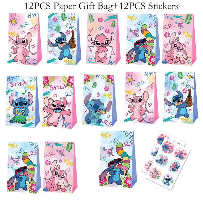 Disney Stitch Partygeschenke, Stich-Thema, Geschenktüten, Pralinenschachtel, Ringe, Pinata, Schlüsselanhänger, Aufkleber, Geblasen, Luftballons, Partygeschenke