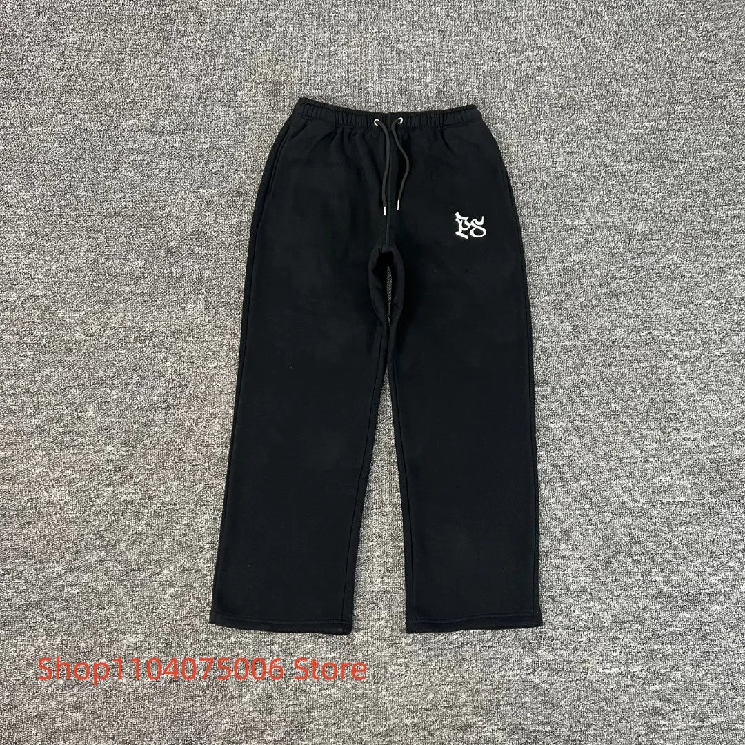 Pepe Studio Fleece-Lined Elastic Waist Jogger Pants Winter Warm Soft Loose Fit Sweatpants with Drawstring for Women Men.