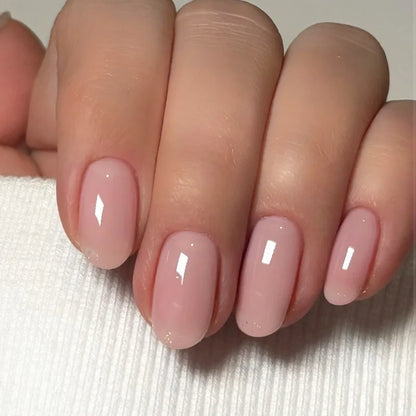 24Pcs Minimalist Short Square False Nail Solid White Color Press on Nails Wearable Reusable Fake Nails Tips for Women Girls 2025