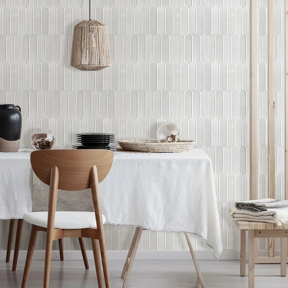 10pcs 3D Faux Matte Wall Panels, Tile Stickers Waterproof, Backsplash Kitchen Peel and Stick, Room Decoration