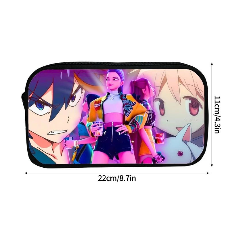 Kpop Demon Hunter Federmäppchen Cartoon Huntrix Federmäppchen Student Stiftetui Schule Schreibwaren Box