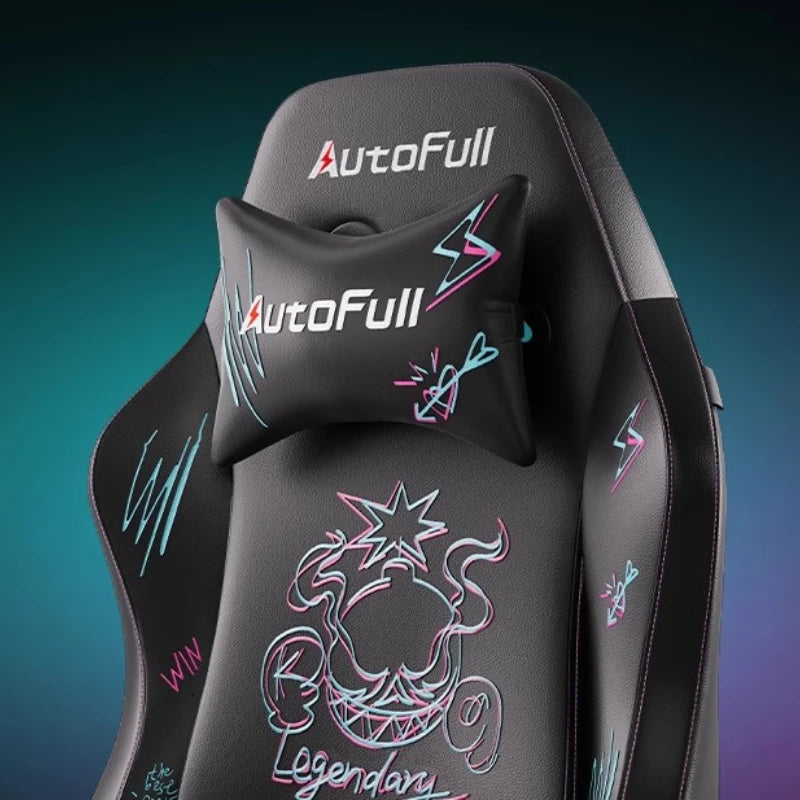 Gaming-Stuhl mit langer Rückenlehne, mobil, bequem 
 Hochwertiger europäischer Ästhetikstuhl, bequem, ergonomisch 
 Silla Gamer-Möbel