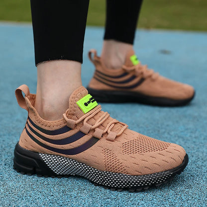 Brand Sports Shoes Breathable Mesh Running Shoes Men's Shock-absorbing Cushion Sports And Leisure Shoes Sneakers For Sale