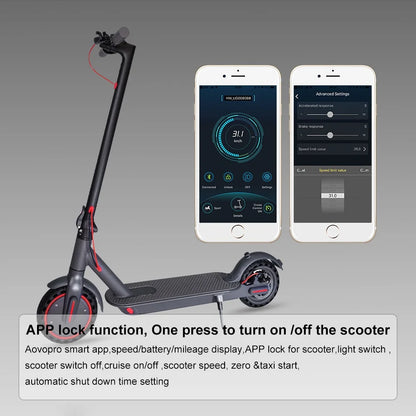 JUICEASE 365GO Adult Electric Scooter Max Speed 31km/h Max Range 20km For Xiaomi 350W Motor 36V with Smart APP Foldable EScooter.